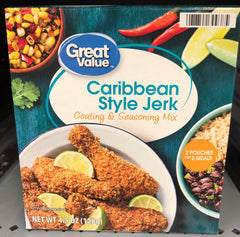 Great Value Caribbean Style Jerk Coating & Seasoning Mix 2 Pouches Chicken