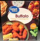 Great Value Buffalo Coating & Seasoning Mix 2 Pouches Chicken Wings