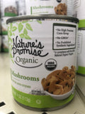 6 CANS Nature's Promise Organic Mushroom Stems & Pieces 4 oz Can Vegetable