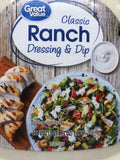 Great Value Classic Ranch Dressing & Dip 36 oz Salad Pizza Hidden Valley