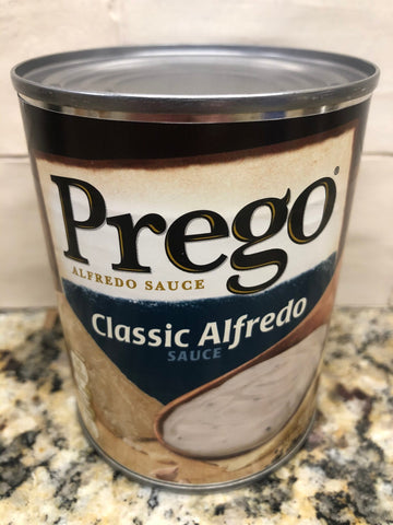 4 CANS Prego Classic Alfredo Sauce 14.5 oz Jar Spaghetti Pasta Creamy Cheese