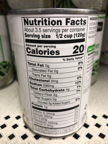 6 Cans of Clover Valley Cut Green Beans, 14.5 oz