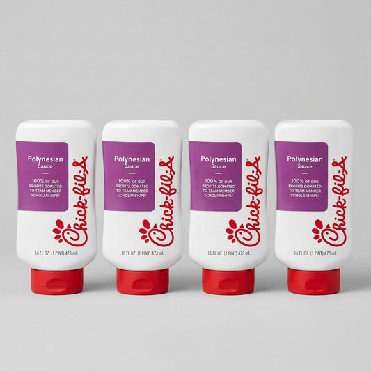 4 Bottles of Chick-fil-a Polynesian Sauce, 16 oz
