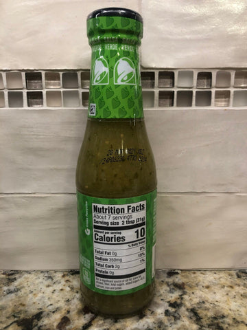 Taco Bell Verde Salsa Sauce, 7.5 oz