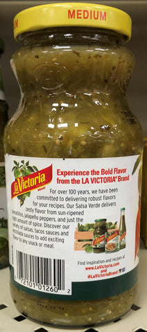 La Victoria Medium Thick'n Chunky Salsa Verde, 16 oz