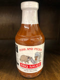 Pork and Peck'r BBQ Sauce 16 oz Bottle Barbecue North Carolina Pork Dip Pecker