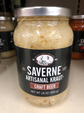 3 JARS Saverne Craft Beer Artisanal Kraut 16 oz Sauerkraut Cabbage Brat