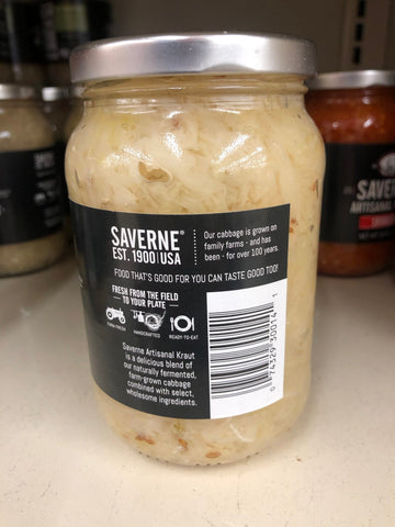 3 JARS Saverne Craft Beer Artisanal Kraut 16 oz Sauerkraut Cabbage Brat