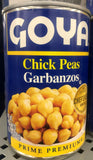 6 CANS GOYA Premium Chick Peas Garbanzo Beans 15.5 oz Can Hummus Dip