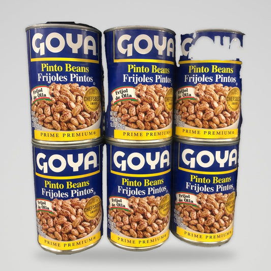 6 Cans of Goya Pinto Beans, 15.5 oz