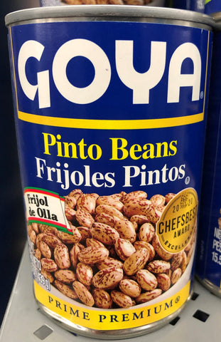 6 CANS GOYA Pinto Beans 15.5 oz Can Frijoles Pintos refried rice soup