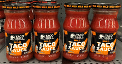 4 BOTTLES Taco Bell Mild Taco Sauce 8 oz chips burritos enchilada shells pack