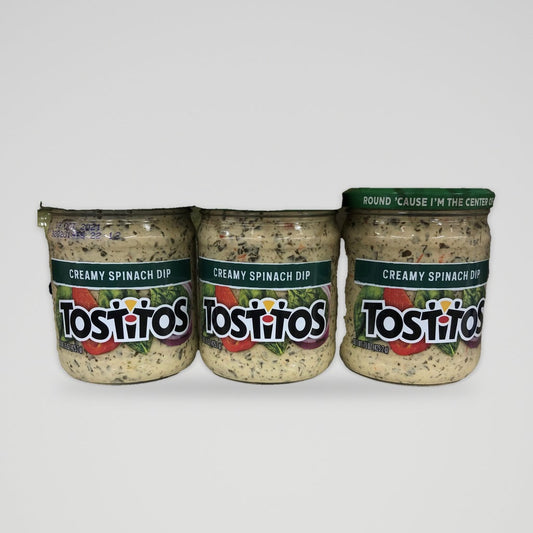 3 Jars of Creamy Spinach Dip, 15 oz