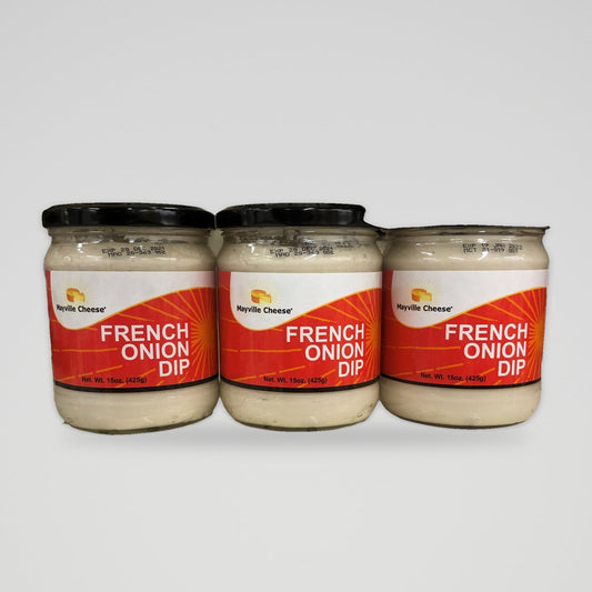 3 Jars Mayville Cheese French Onion Dip 15 oz