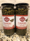 2 BIG JARS Wellsley Farms Non-Pareil Capers 16 oz Jar Salad Seafood Pickle