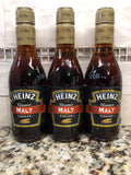 3 Bottles Heinz Gourmet Malt Vinegar 12 oz Old English Fish & Chips