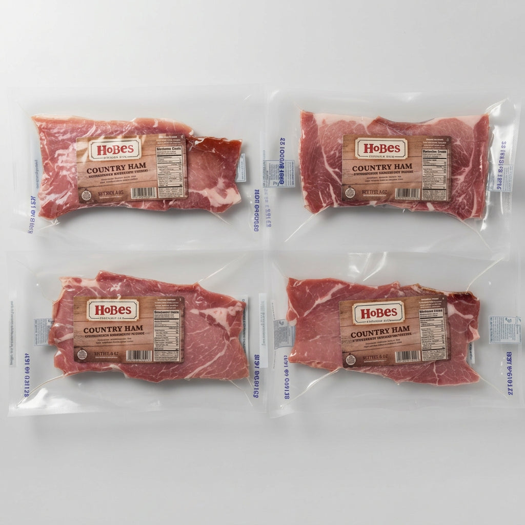 Hobes Cured Country Ham Tenderized Breakfast Strips Pork Slices Biscuit