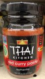 Thai Kitchen Gluten Free Red Curry Paste 4 oz Jar Sauce Authentic Duck Chili Chinese Food