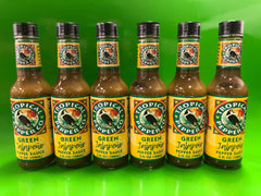 6 BOTTLES Tropical Pepper Co Green Jalapeno Pepper Hot Sauce 5 Oz Marinade