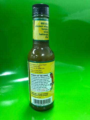 6 BOTTLES Tropical Pepper Co Green Jalapeno Pepper Hot Sauce 5 Oz Marinade