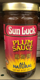 Sun Luck Plum Sauce 8 oz Jar spring rolls chicken Duck Asian Chinese Food