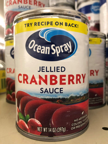 4 Cans Ocean Spray Jellied Cranberry Sauce 14 oz