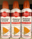 3 CANS Laura Lynn Cheese Snack Spray Squeeze Sharp Cheddar Cheese Wiz 8 oz