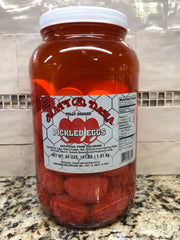 1 Gallon Jar Matt & Dana Ready to Eat Pickled Eggs 4 1/2 lbs FREE SHIP