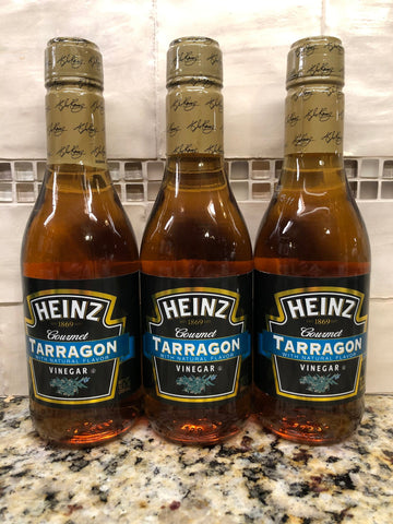 3 Bottles Heinz Gourmet Tarragon Vinegar 12 oz Marinade Salad Kosher