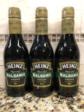 3 Bottles Heinz Imported Gourmet Balsamic Vinegar 12 oz Marinade Salad