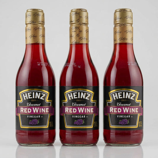 3 Bottles of Heinz Gourmet Red Wine Vinegar, 12 oz