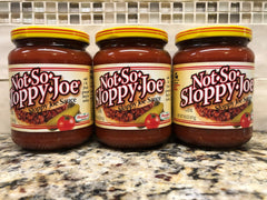 3 JARS HORMEL Not So Sloppy Joe Sauce 14.5 oz Hamburger Manwich