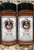 2 BOTTLES Billy Bub's Texas Dry Rub 4.5oz BBQ Sauce Barbecue Pork Beef NC