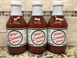 3 BOTTLES Billy's BQ Seafood Cocktail Sauce 16 oz Fish Shrimp Crab Oysters NC