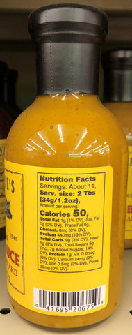 3 Bottles of Braswells Barbecue Tangy Mustard BBQ & Dipping Sauce, 13.5 oz