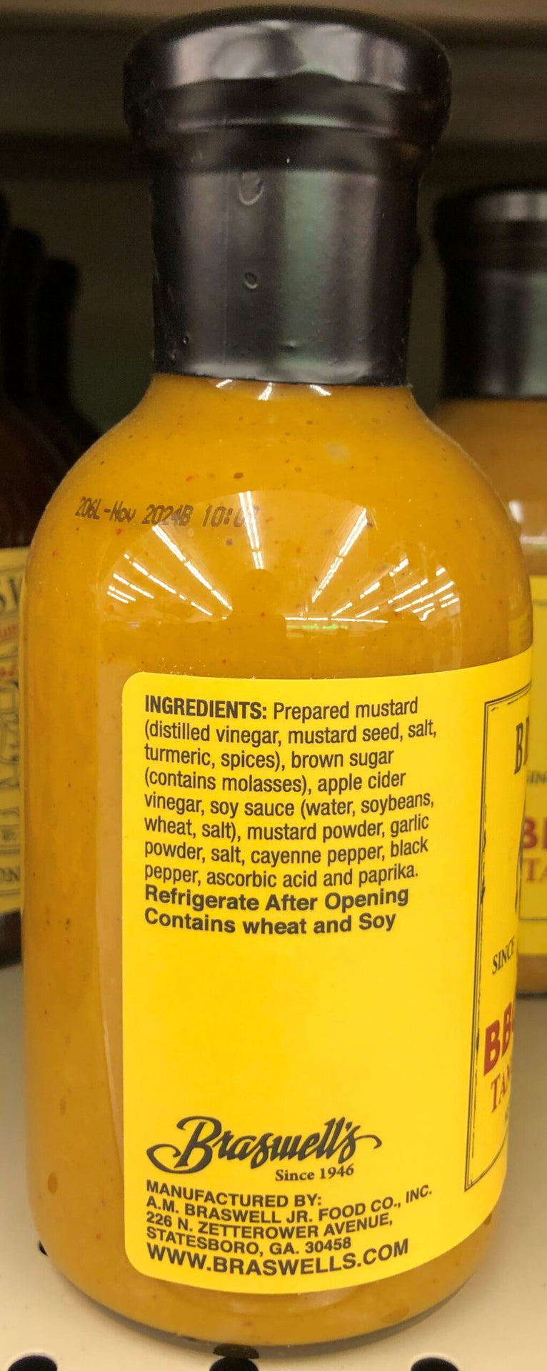 3 Bottles of Barbecue Tangy Mustard BBQ & Dipping Sauce, 13.5 oz