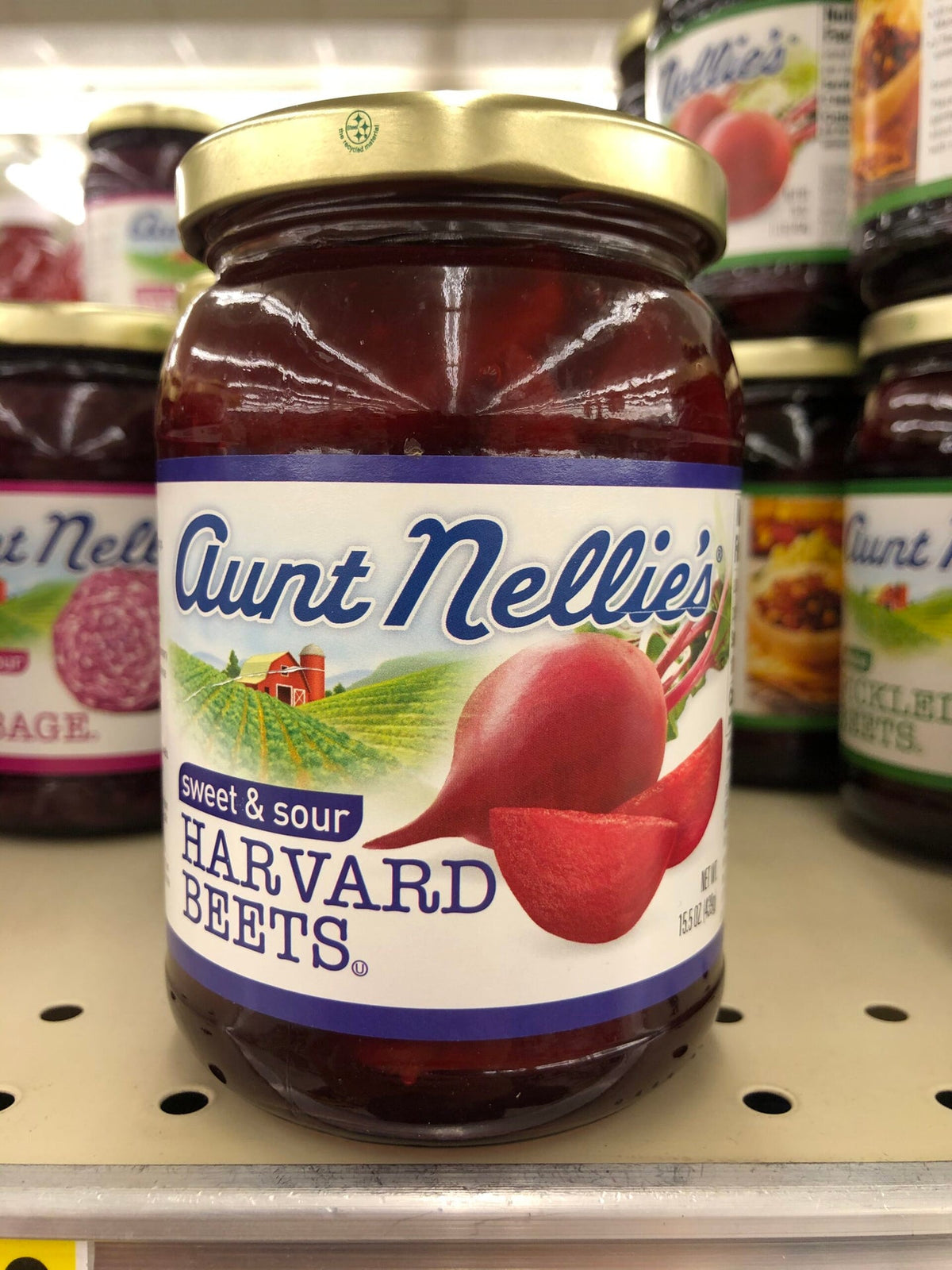 3 Jars of Aunt Nellie's Sweet & Sour Harvard Beets, 16 oz