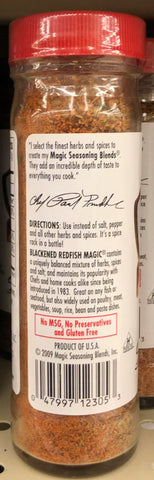 Chef Paul Prudhomme Seasoning Blends Blackened Redfish Magic 2 oz