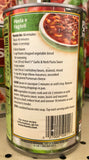 3 CANS Hunt's Tomato Garlic & Herb Spaghetti Pasta Sauce 100% Natural 24 Oz