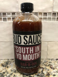 3 BOTTLES Original Bud Sauce South In Yo Mouth 18oz BBQ Barbecue Pork NC