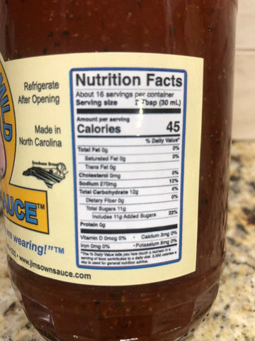 2 BOTTLES Jim’s Own MILD Bar-B-Q Sauce 16oz BBQ Barbecue Pork Beef NC