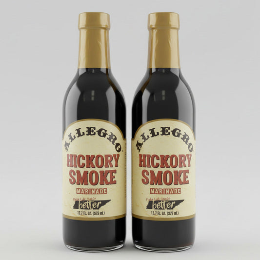 2 Bottles of Allegro Hickory Smoke Marinade Sauce, 12.7 oz