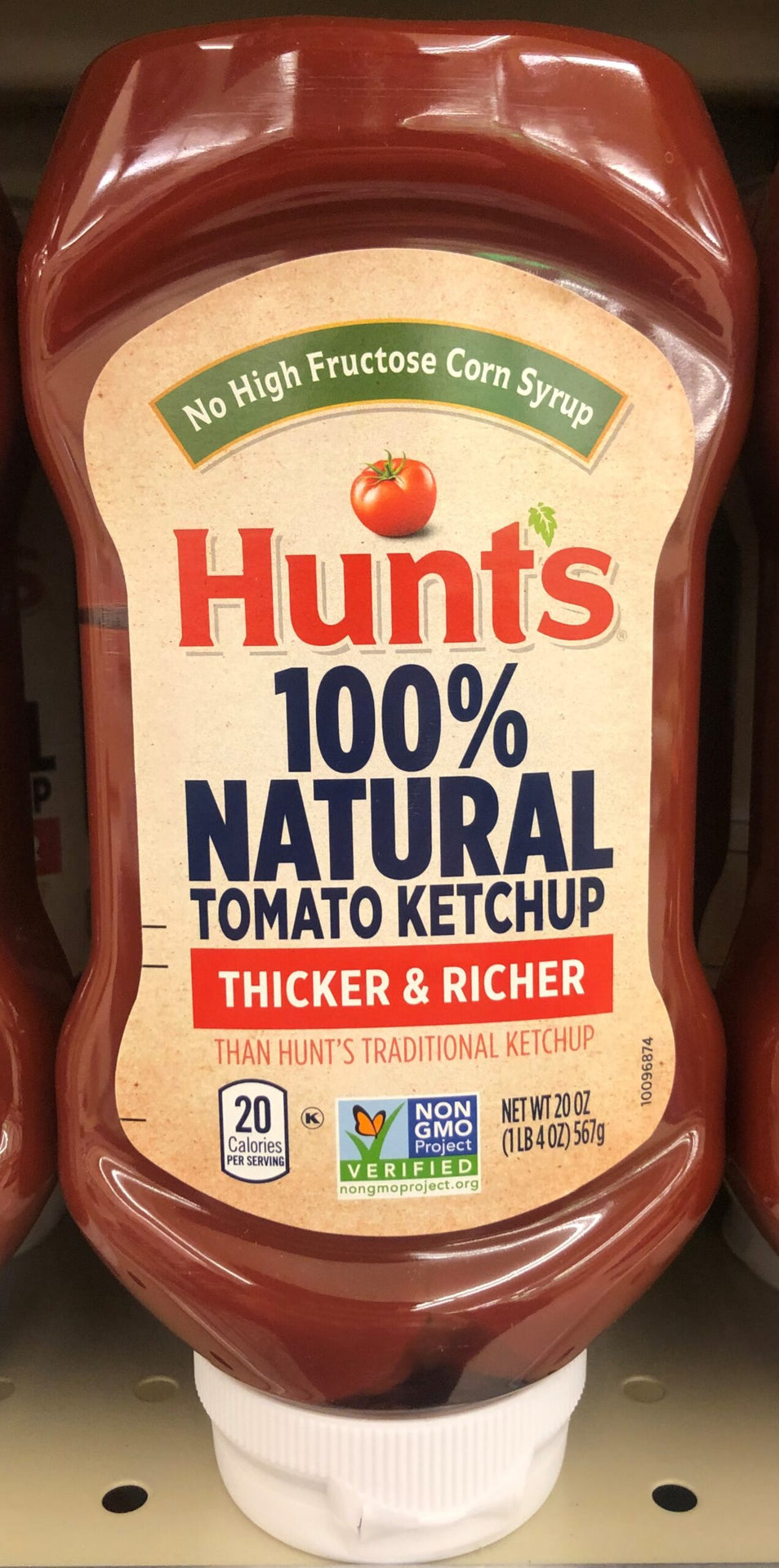 3 Bottles of Hunt's 100% Natural Thick Tomato Ketchup, 20 oz