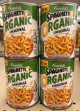 FOUR CANS Campbell's SpaghettiOs ORGANIC Original Pasta 15.8 oz Can