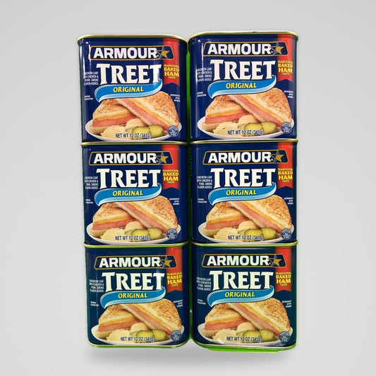6 Cans of Armour Star Treet Luncheon Loaf Canned Meat, 12 oz