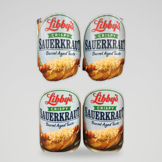 4 Cans of Libbys Crispy Sauerkraut, 14.5 oz