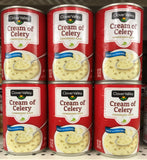 6 CANS Clover Valley Cream of Celery Soup 10 oz Can Lunch Campbells Casserole