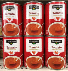 6 CANS Clover Valley Tomato Soup 10 oz Can Lunch Campbells Casserole Bisque Kosher