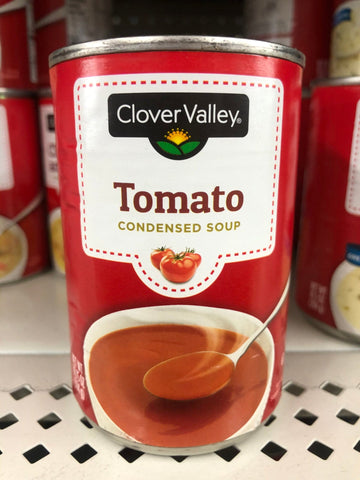 6 CANS Clover Valley Tomato Soup 10 oz Can Lunch Campbells Casserole Bisque Kosher (Copy)