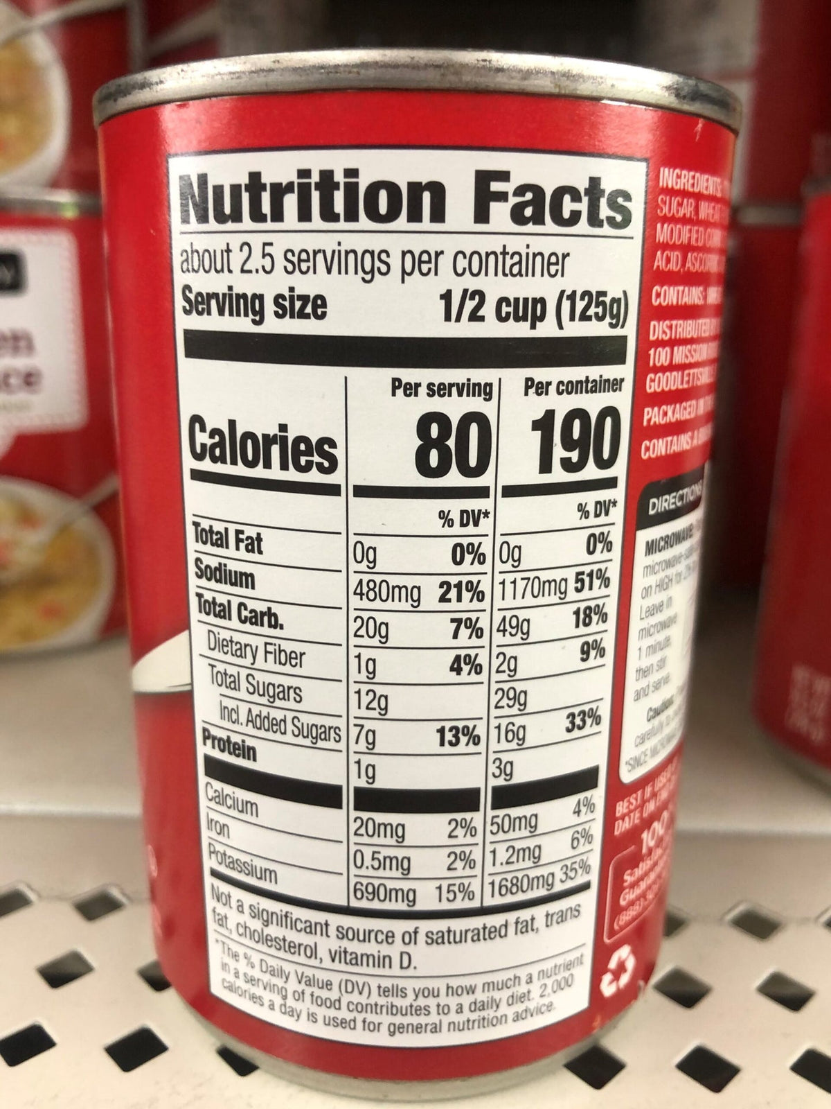 6 Cans Clover Valley Tomato Soup 10 oz Can Kosher (Copy)